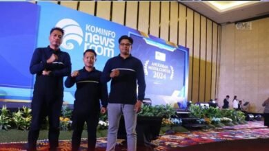 Diskominfo SP Mura Hadiri Ajang Anugerah Media Center 2024