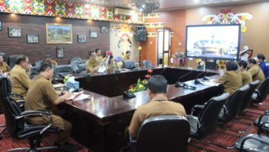 Asisten III Setda Mura Pimpin Rapat Evaluasi E-Kinerja