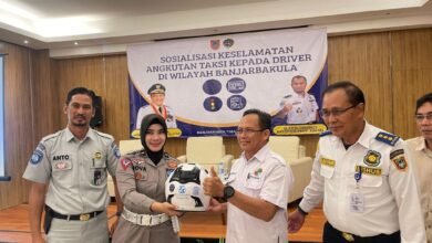 Dishub Kalsel Gelar Sosialisasi Keselamatan Angkutan Taksi Kepada Driver di Wilayah Banjarbakula