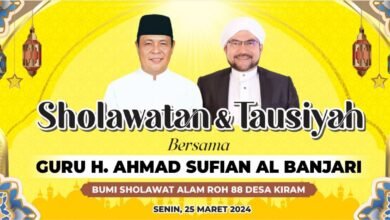 Salawatan dan Tausiah Bersama Guru Ahmad Sufian Al Banjari