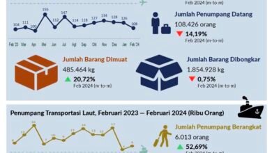 Jumlah Penumpang Berangkat dari Bandara di Kalsel Naik 2,39 Persen pada Februari 2024