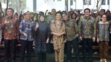 Seskab dan Mensesneg Gelar Halalbihalal di Lingkungan Lembaga Kepresidenan