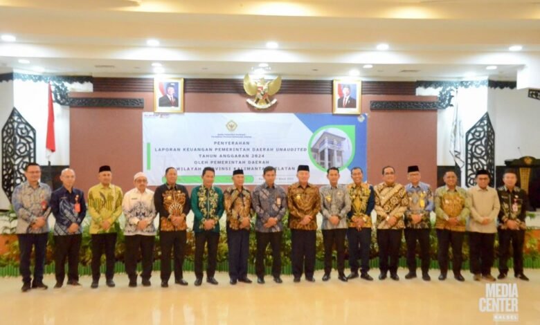 Gubernur Kalsel Serahkan LKPD 2024 Ke BPK