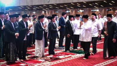 Presiden Prabowo Tunaikan Salat Idulfitri 1446 Hijriah di Masjid Istiqlal