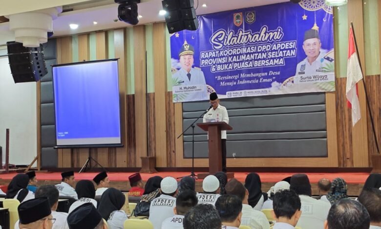 Rakor DPD APDESI Kalsel Bahas Isu Strategis Pembangunan Desa