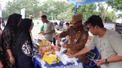 Rangkaian Ramadan dan Idulfitri, Disdag dan TP PKK Kalsel Gelar Pasar Murah