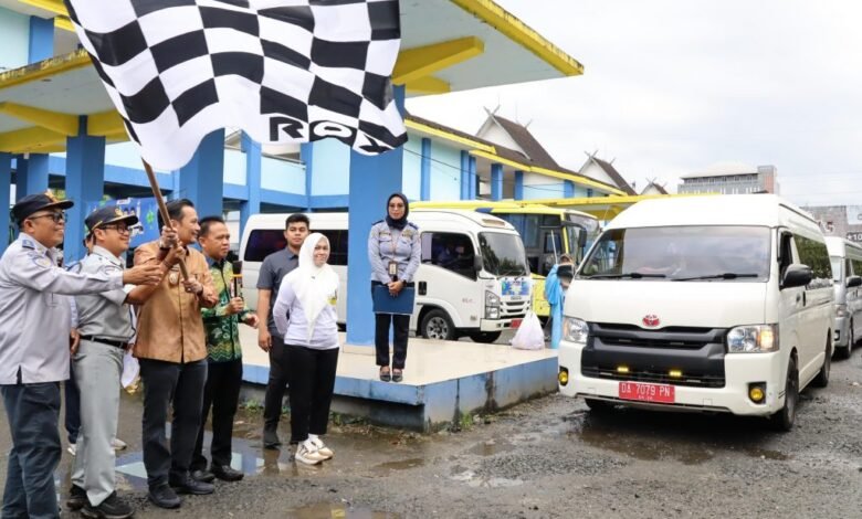 Wagub Kalsel Lepas 28 Armada Mudik Gratis, Harapkan Mudik Lebih Nyaman dan Aman
