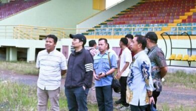 Wakil Gubernur Kalsel Tinjau Perbaikan Stadion 17 Mei Banjarmasin