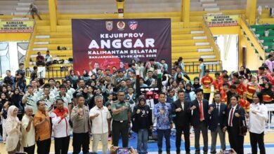 Kejurprov Anggar Kalsel 2025: 250 Atlet Tunjukkan Kemampuan Terbaik