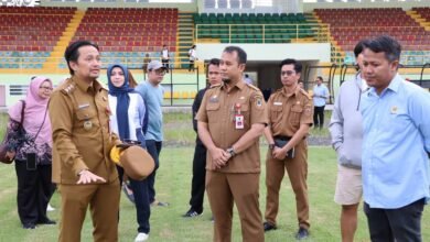 Wagub Kalsel Tinjau Stadion 17 Mei, Dorong Percepatan Renovasi dan Pemanfaatan Lapangan Untuk Masyarakat