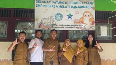 Dispersip Kalsel Sosialisasikan SNP ke SMA Negeri 4 Banjarmasin