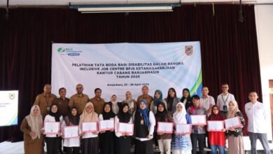 Asah Keterampilan Disabilitas, Pemprov Kalsel Bersinergi Dengan BPJS Ketenagarkerjaan Berikan Pelatihan Tata Boga