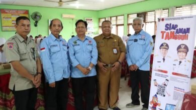 BPBD Kalsel Berikan Sosialisasi dan Pelatihan Kebencanaan di SMAN 1 Gambut