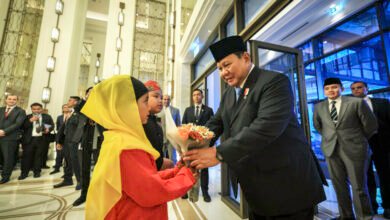 Diantar Raja Abdullah II, Presiden Prabowo Disambut Antusias oleh Diaspora Indonesia