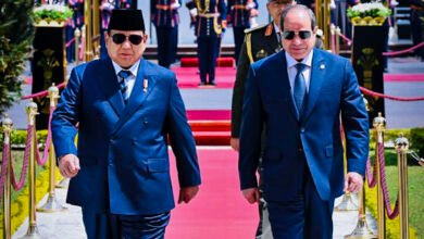 Presiden Prabowo Kunjungi Istana Al Ittihadiya, Disambut Resmi Presiden El-Sisi