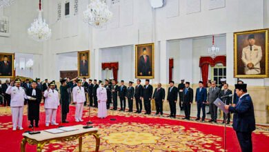 Presiden Prabowo Lantik Gubernur dan Wakil Gubernur Papua Pegunungan serta Kepulauan Bangka Belitung