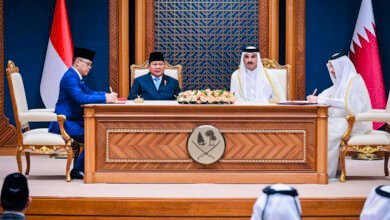 Presiden Prabowo dan Emir Qatar Saksikan Penandatanganan MoU Dialog Strategis RI–Qatar