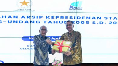 Sekretariat Dukungan Kabinet, Kemensetneg Serahkan Arsip Kepresidenan Statis Undang-Undang Tahun 2005 s.d. 2008 ke Arsip Nasional