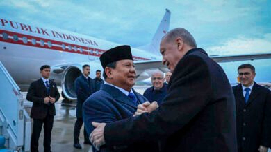 Tiba di Ankara, Presiden Prabowo Disambut Langsung Presiden Erdoğan