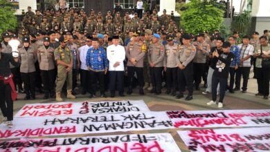 Gubernur Muhidin Temui Aliansi BEM se-Kalsel yang Sampaikan Lima Poin Tuntutan di Sektor Pendidikan