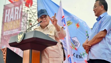 Presiden Prabowo Tegaskan Komitmen Pemerintah untuk Kesejahteraan Pekerja dalam Peringatan Hari Buruh di Monas